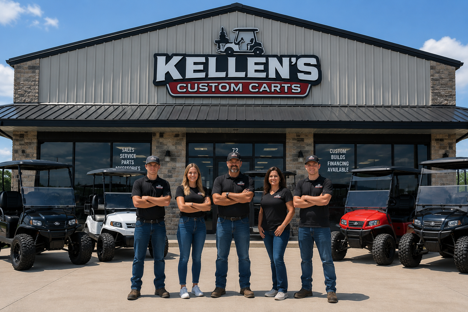 Kellen's Custom Carts Team